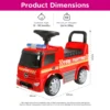 Sweet Cherry 657-F MB Antos Ride-On Car Baby Children Kid Push Car Ride On with Sound and Light For 1 - 3 Years Old
