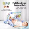 Sweet Cherry Baby Gym Play Mat & Baby Activity Center with Music and Light SC1166 Kiddie 3-In-1 Play Gym Walker
