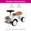 Sweet Cherry Classic Kid Toy Car Design 665 Mortiz Ride-On Push Car For Children