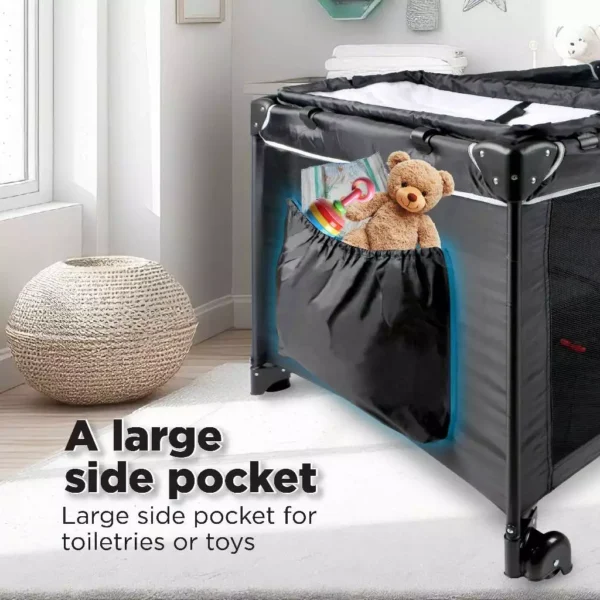 Sweet Cherry One-Pull Auto-Fold Baby Playpen HY8901 EZ Fold Playpen