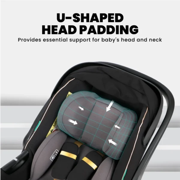 Sweet Cherry SCR Series ECE R129 Baby Car Seat AY329 SCR23 i-Size Carrier Infant Car Seat with Headrest Adjustment
