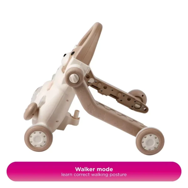Sweet Cherry Sit-to-Stand Multi-Function Learning Walker Teddy 3-In-1 Baby Walker (SC002)