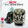 Sweet Cherry ISOFIX 360° Rotation Baby Car Seat Newborn to 12 years old Convertible ST3 SCR18 Car Seat Group 0+,1, 2, 3