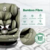 Sweet Cherry ISOFIX 360° Rotation Baby Car Seat Newborn to 12 years old Convertible ST3 SCR18 Car Seat Group 0+,1, 2, 3