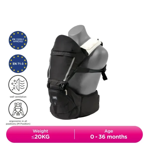 Sweet Cherry Lightweight Foldable Aluminum Hip Seat Carrier AX19 Kobra Infant Baby Carrier"