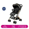Sweet Cherry Luxury Gold Frame & Compact Folding Baby Stroller SC707 Neon Stroller with Pulling Rod Can Up To 22KG