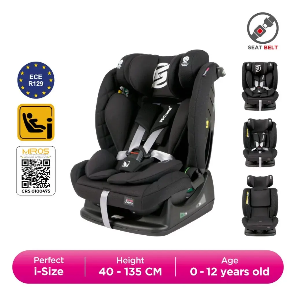Sweet Cherry Perfect PRO Car Seat Wesley i-Size with ECE R129 (AY913 PRO)