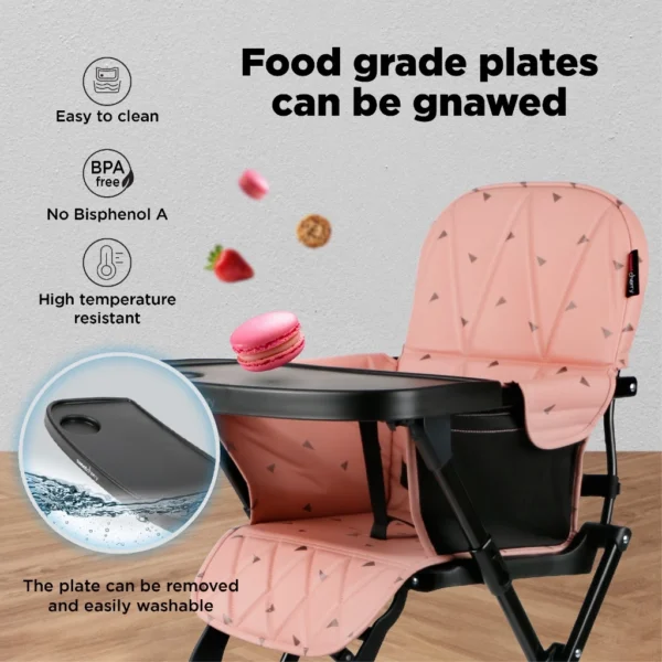 Sweet Cherry Super Slim Compacto High Chair (SCA3) the perfect space saving option when feeding baby
